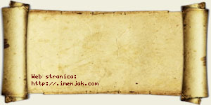 Kristina Aksentijević vizit kartica